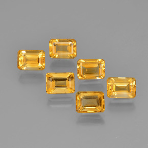 6.92 ct total Natural Yellow Golden Citrine