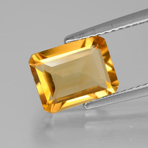 2.03 ct Natural Yellow Golden Citrine