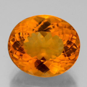 6.32 ct Natural Yellow Orange Citrine