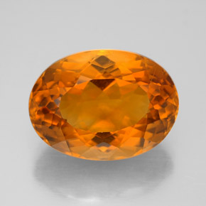 9.35 ct Natural Yellow Orange Citrine