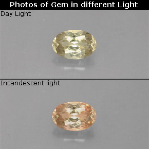 0.54 ct Natural Green/Pink Color-Change Diaspore