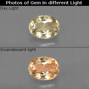 0.77 ct Natural Green/Pink Color-Change Diaspore