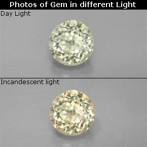 0.94 ct Natural Green/Pink Color-Change Diaspore