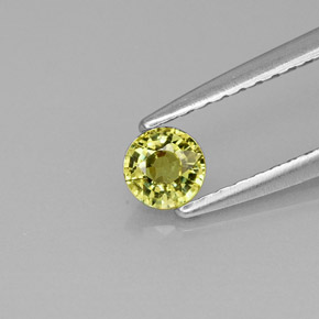 0.27 ct Natural Golden Green Demantoid Garnet