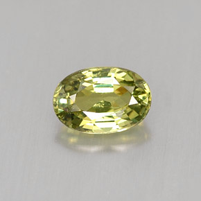 0.65 ct Natural Golden Green Demantoid Garnet