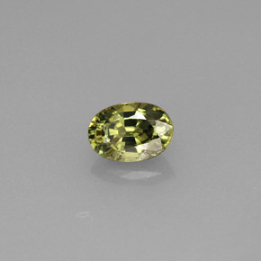 0.66 ct Natural Golden Green Demantoid Garnet