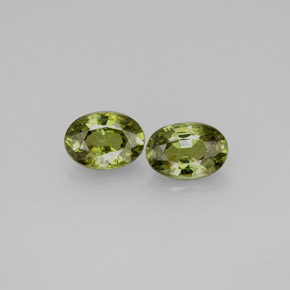 1.17 ct total Natural Golden Green Demantoid Garnet