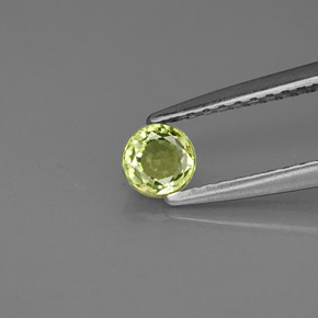 0.38 ct Natural Golden Green Demantoid Garnet