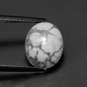 2.69 ct Natural Greyish White Howlite