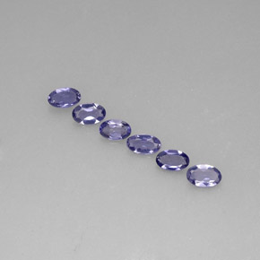 1.02 ct total Natural Violet Blue Iolite