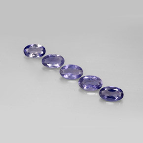 0.91 ct total Natural Violet Blue Iolite
