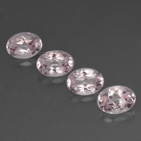 3.26 ct total Natural Light Pink Morganite