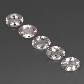 3.72 ct total Natural Light Pink Morganite