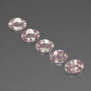 3.43 ct total Natural Light Pink Morganite