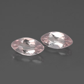 1.18 ct total Natural Light Pink Morganite