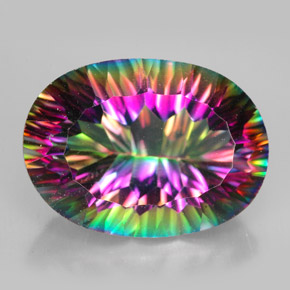 12.45 ct Natural Top Rainbow Mystic Quartz