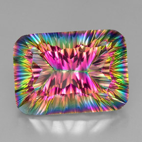 37.43 ct Natural Top Rainbow Mystic Quartz