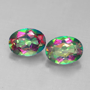 3.29 ct total Natural Top Rainbow Mystic Topaz
