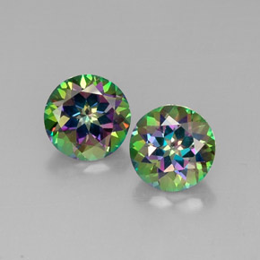 9 ct total Natural Top Rainbow Mystic Topaz