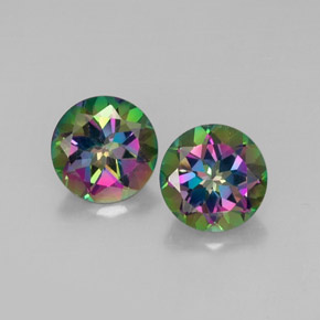 8.47 ct total Natural Top Rainbow Mystic Topaz