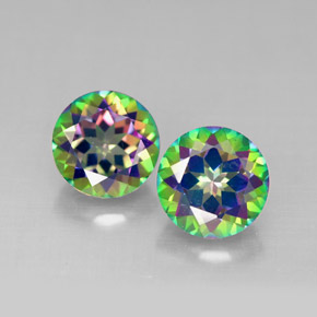 3.11 ct total Natural Top Rainbow Mystic Topaz