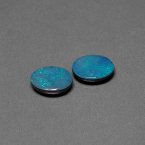 1.69 ct total Natural Multicolor Opal Doublet