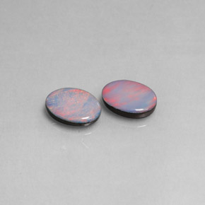 1.68 ct total Natural Multicolor Opal Doublet