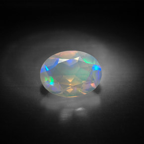 0.92 ct Natural Multicolor Opal