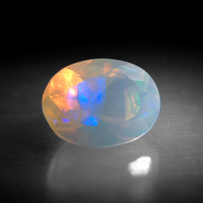0.91 ct Natural Multicolor Opal