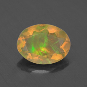 0.74 ct Natural Multicolor Opal