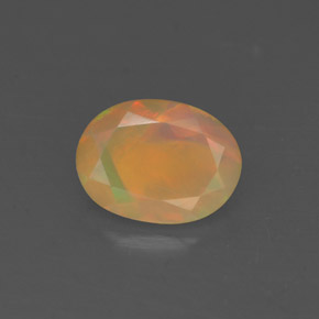 0.69 ct Natural Multicolor Yellow Orange Opal