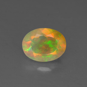 0.81 ct Natural Multicolor Opal