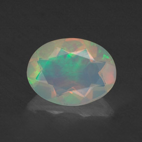 0.66 ct Natural Multicolor Opal