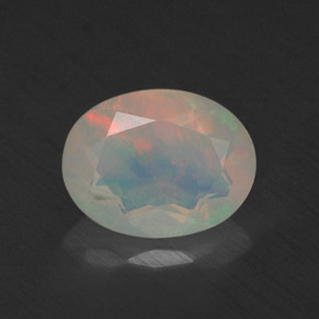 0.67 ct Natural Multicolor Yellowish Green Opal