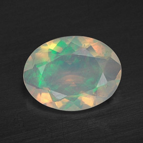 0.59 ct Natural Multicolor Opal