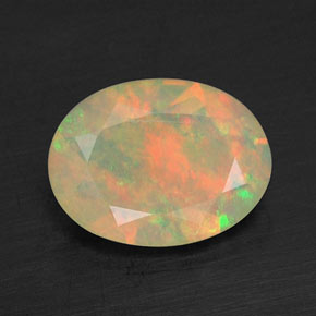 0.66 ct Natural Multicolor Opal
