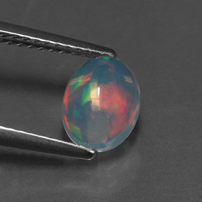 0.89 ct Natural Multicolor Opal