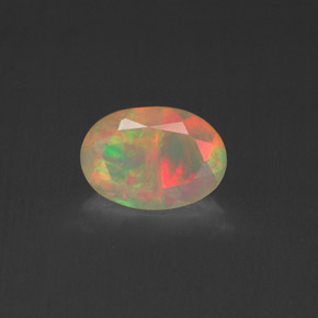 0.46 ct Natural Multicolor Opal