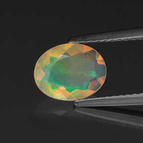 0.9 ct Natural Multicolor Opal