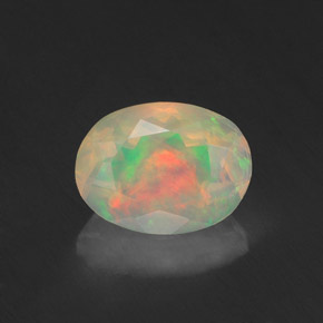 0.96 ct Natural Multicolor Opal