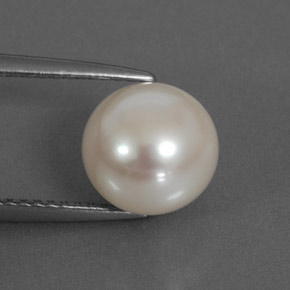 3.98 ct Natural Silver White Pearl