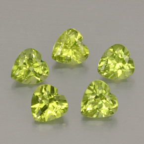 2.62 ct total Natural Lively Green Peridot