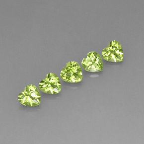 2.79 ct total Natural Lively Green Peridot