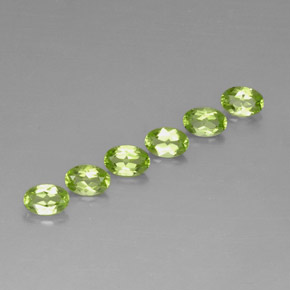 2.95 ct total Natural Lively Green Peridot
