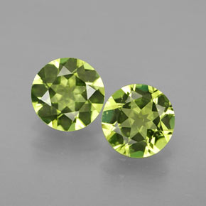 1.38 ct total Natural Lively Green Peridot