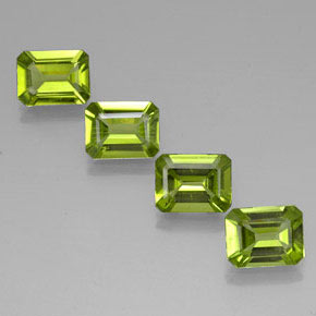 8.02 ct total Natural Lively Green Peridot