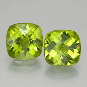 6.27 ct total Natural Lively Green Peridot