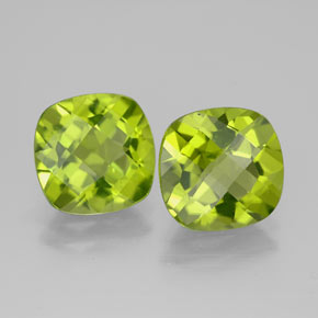 4.87 ct total Natural Lively Green Peridot