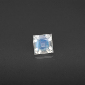 0.31 ct Natural Blue White Rainbow Moonstone