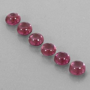 4.42 ct total Natural Raspberry Red Rhodolite Garnet